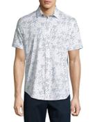 Fly Trim Fit Printed Short-sleeve Sport