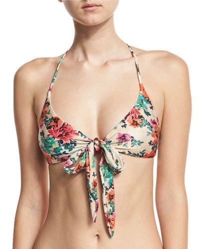 Charlotte Middle-loop Bikini Swim Top,