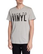 Men's Back To Vinyl Cotton Crewneck T-shirt