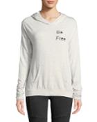Be Free Graphic Pullover Hoodie