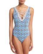 Tika Reversible Lace-front One-piece