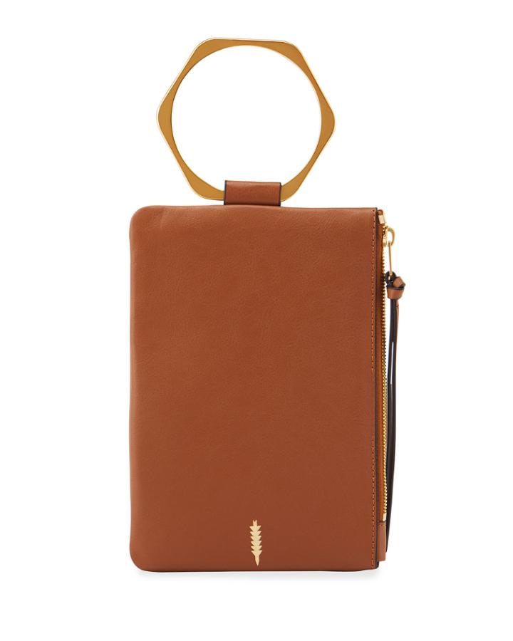 Nolita Ring Leather Clutch Bag