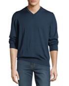 Men's V-neck Long-sleeve