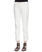 Low-rise Slim Cuffed Pants