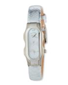 Stainless Steel Mini Signature Watch, Mother-of-pearl/silver