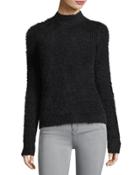 Fuzzy Mock-neck