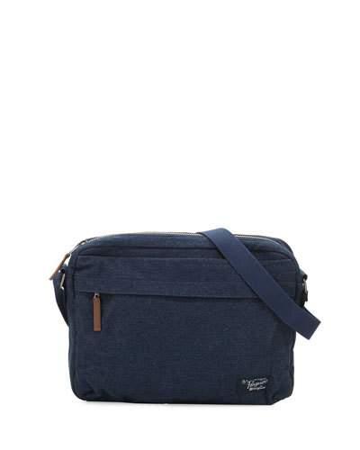Men's Denim Messenger Bag, Dark