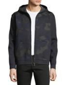 Zip-front Camouflage Hoodie