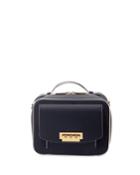 Earthette Leather Top-handle Box Bag