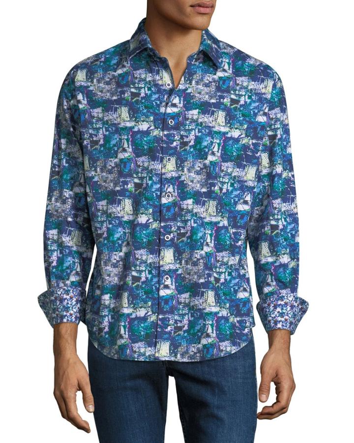 Men's In The Abstract Woven