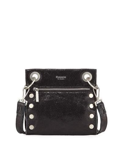 Tony Leather Shoulder Bag, Black