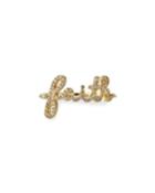 14k Diamond Faith Ring,