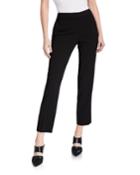 Textured Skinny Ankle Pants