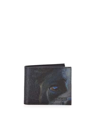 Bulldog-print Bifold Wallet