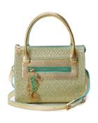 Rio Squishee&reg; Satchel Bag, Patina/gold