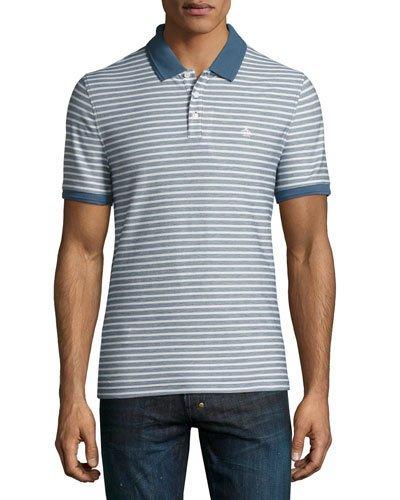 Auto Striped Cotton Polo