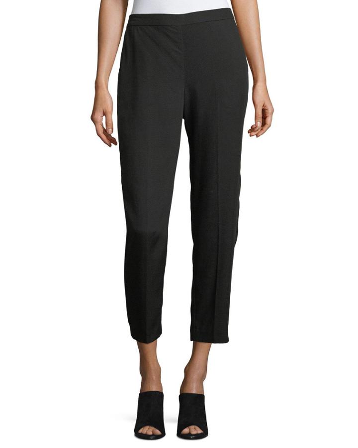 Woven Tencel&reg; Grain Ankle Pants