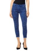 Cheetah-print Mid-rise Crop