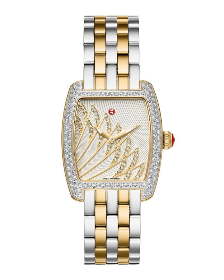 Urban Mini Two-tone Diamond Bracelet Watch With