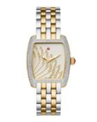 Urban Mini Two-tone Diamond Bracelet Watch With