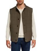 Men's Springtime Reversible Wool-blend Vest