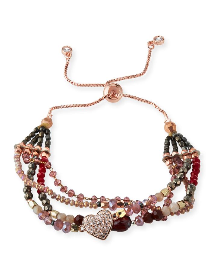 Beaded 4-chain Bracelet