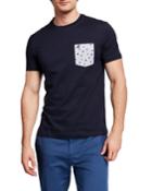 Men's Palm Print Pocket T-shirt
