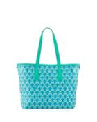 Marlborough Iphis Printed Little Tote Bag, Green