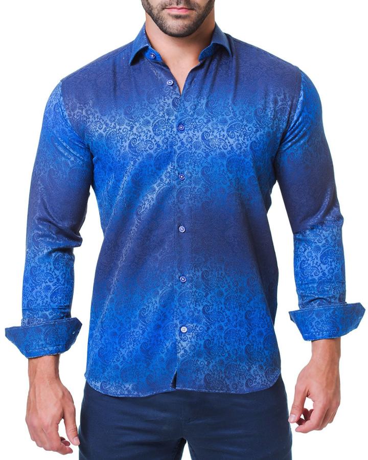Men's Shaped-fit Fibonacci Shimmer Degraded