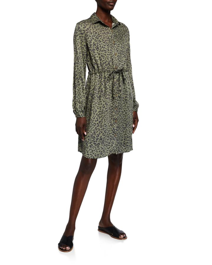 Animal-print Button-front
