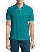 Blended Mearl Knit Polo