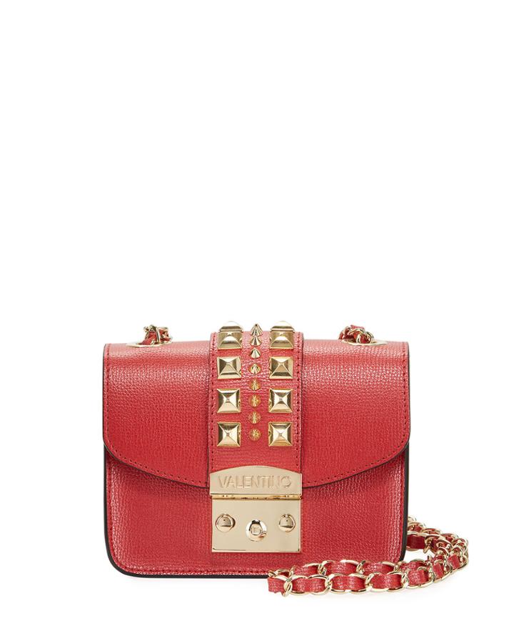 Fleurette Palmellato Leather Crossbody Bag