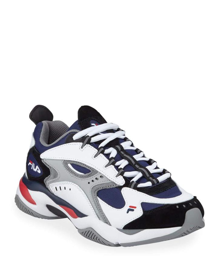 Men's Boveasorus Mixed Media Colorblock Trainer
