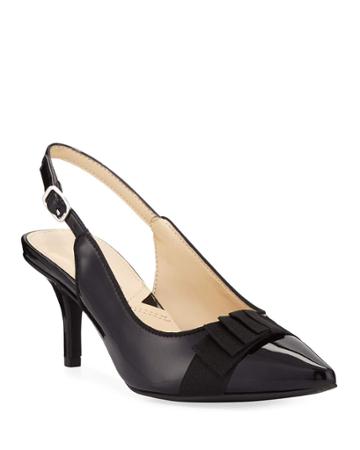 Shandy Patent Slingback Pumps