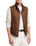 Men's Pied-de-poule Puffer Vest