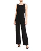 Cowl-back Wide-leg Jumpsuit