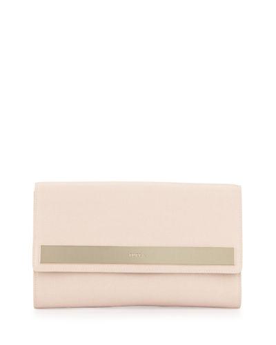 Mia Medium Leather Pochette Bag