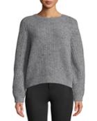 Saddle Wool-blend Cropped