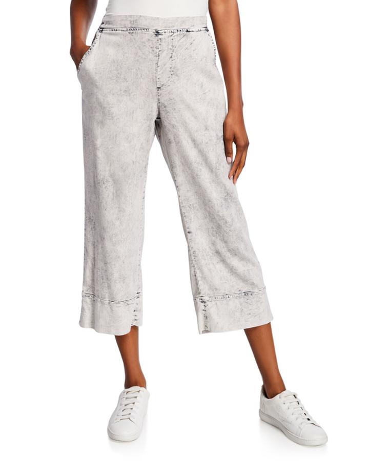 Maja Wide-leg Cropped Pants
