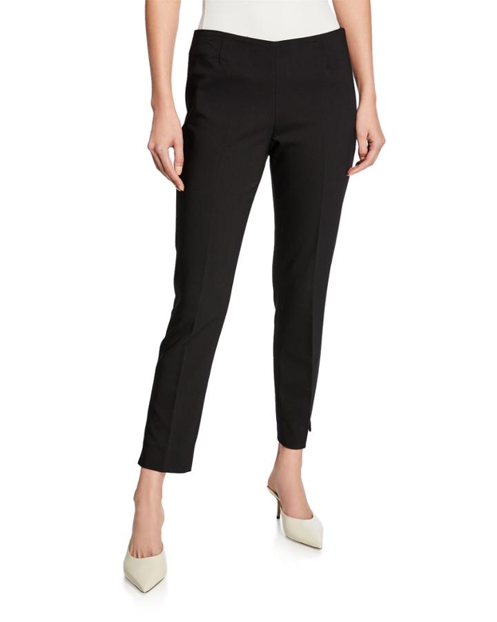 Lisa Mid-rise Straight-leg Cropped Pants