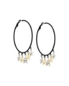 Star-shaker Hoop Earrings