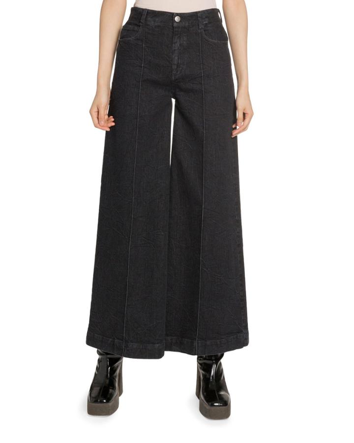 Wide-leg High-rise Jeans