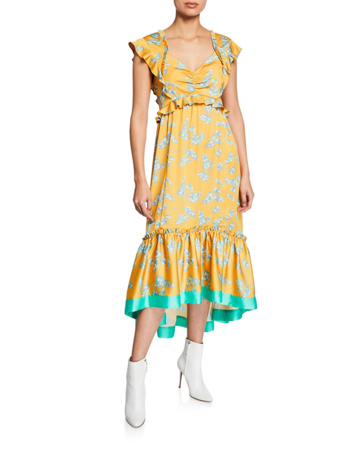 Lemonana Printed Satin
