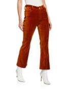 Cropped Flared Jean Trousers