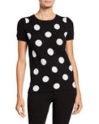 Intarsia Polka Dot