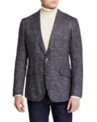Men's Honcut Silk Tweed Two-button Jacket