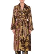 Velvet Ramage Metallic Devore Robe