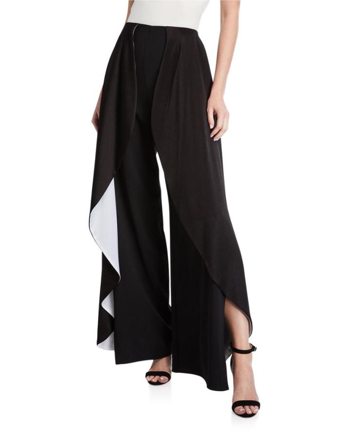 Laia Cascading Panel Wide-leg Pants