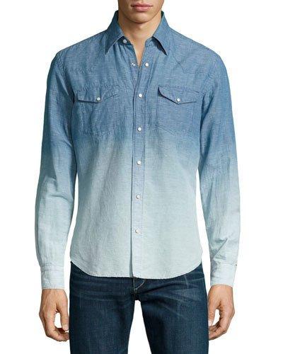 Chambray Degrade Western