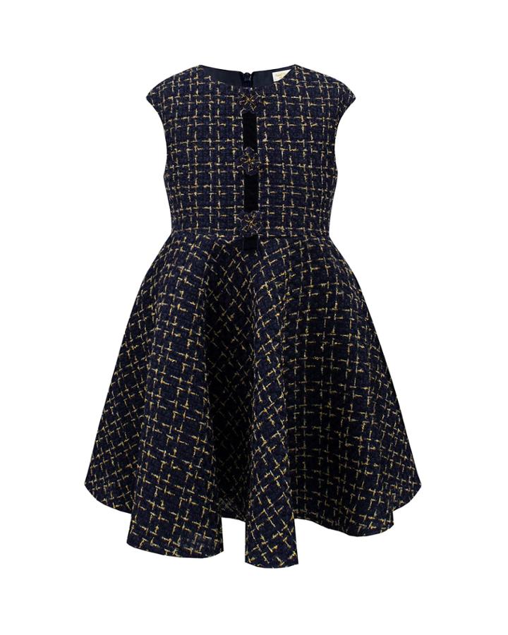 Chenille Cap Sleeve Dress,